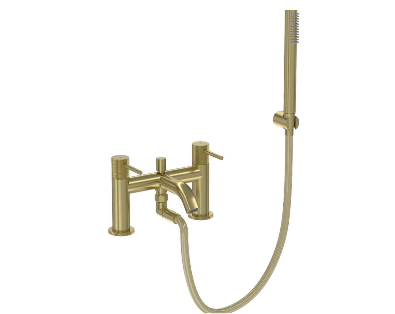 HIb - Atlas Luxe Bath Shower Mixer - Brushed Bronze