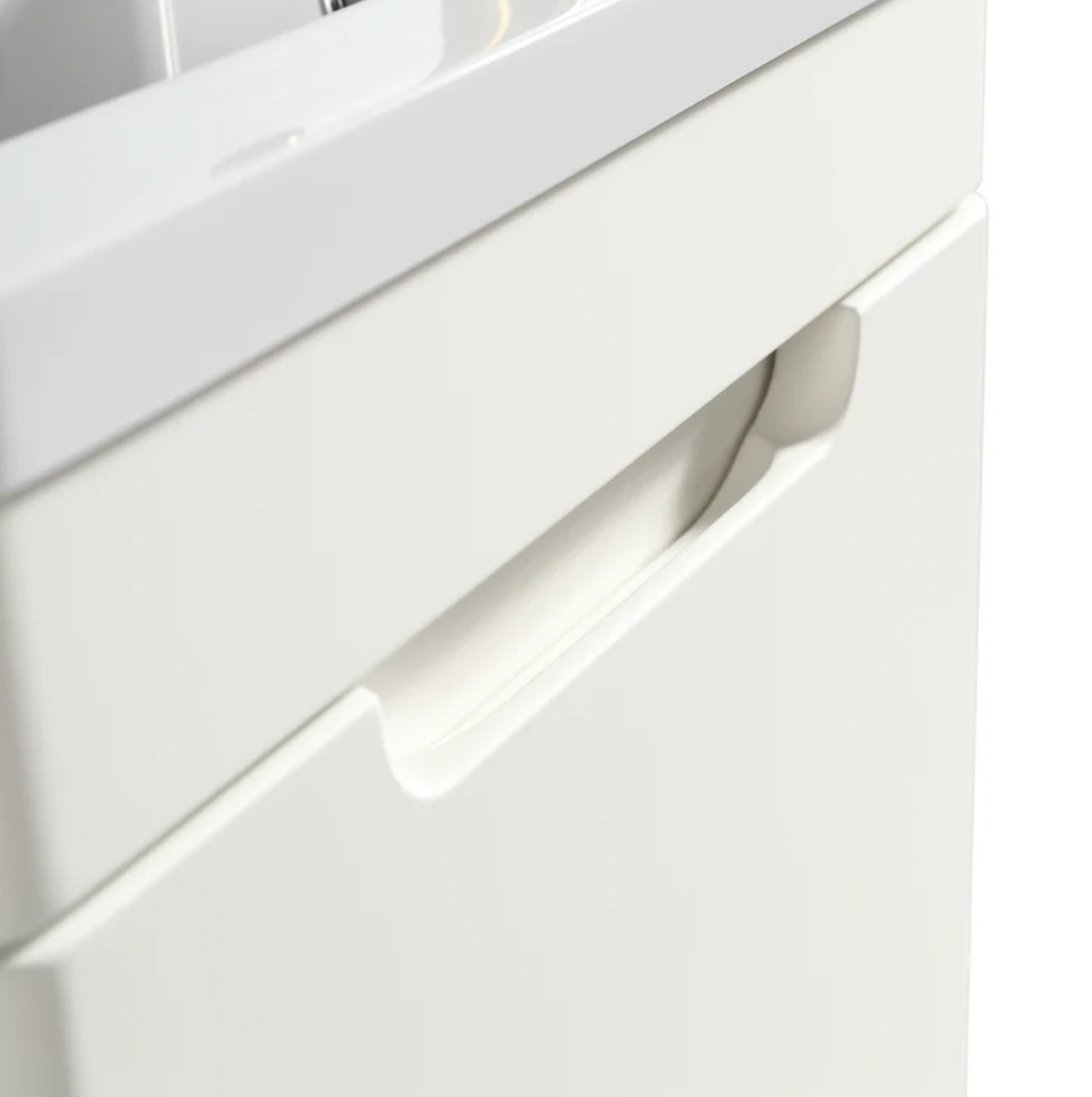 Tailored Bathrooms - Acerra 400mm Cloakroom Vanity & Basin - Silk White