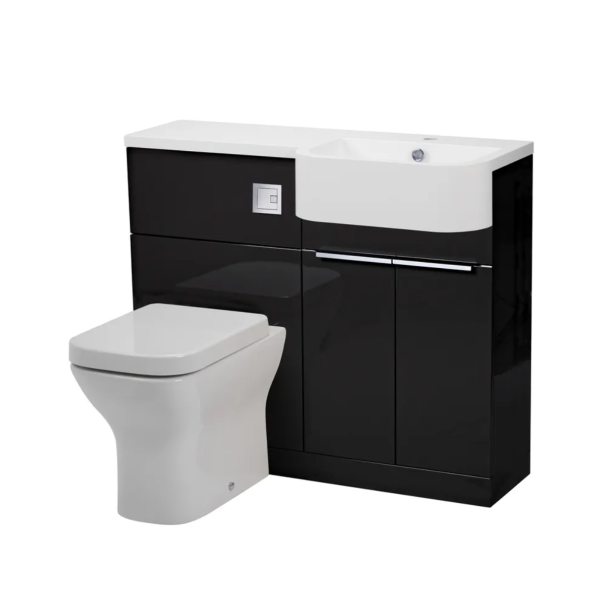 Tavistock - Match Toilet & Vanity Combined Furniture Unit - Gloss Clay
