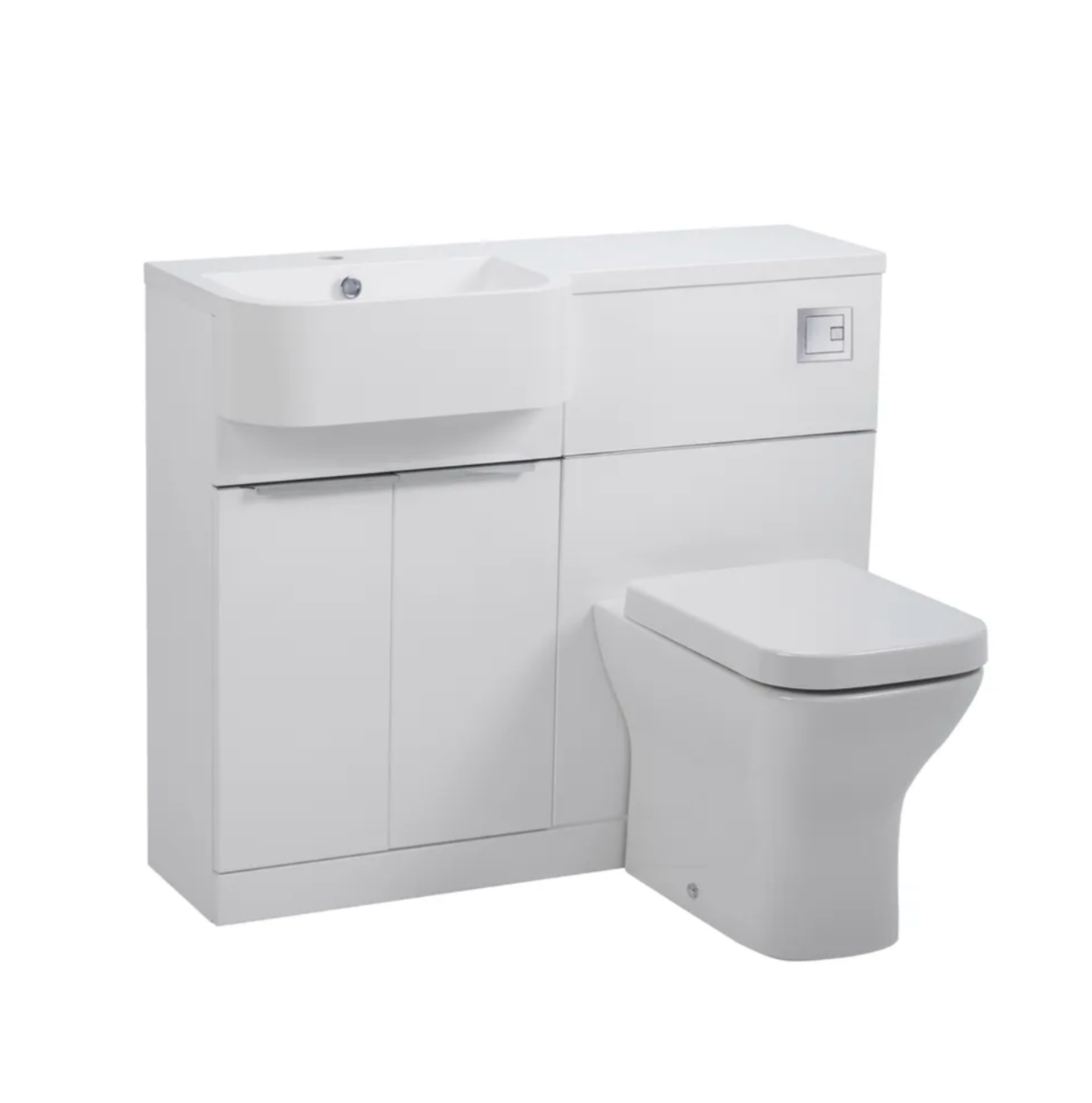 Tavistock - Match Toilet & Vanity Combined Furniture Unit - Matt Viridian Green