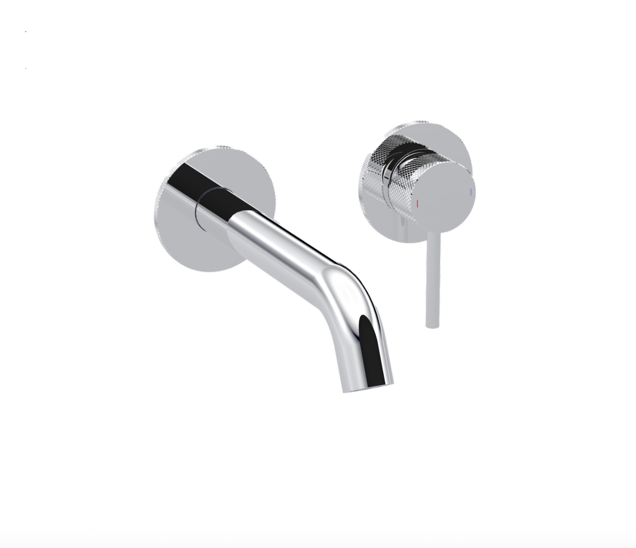 Hib - Atlas Luxe Wall Mounted Mixer - Matt Black