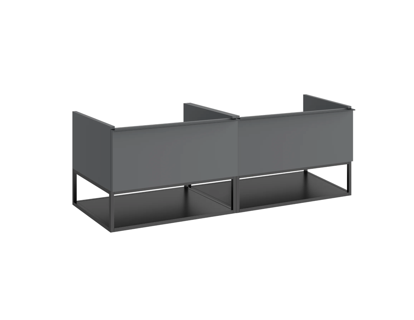 Hib - Aeon Washbasin Unit - Matt Anthracite