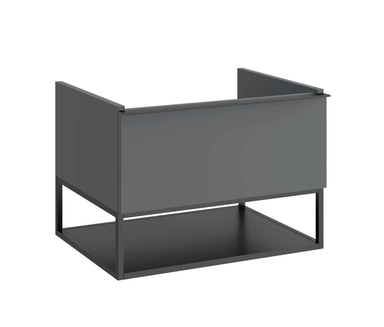 Hib - Aeon Washbasin Unit - Matt Anthracite