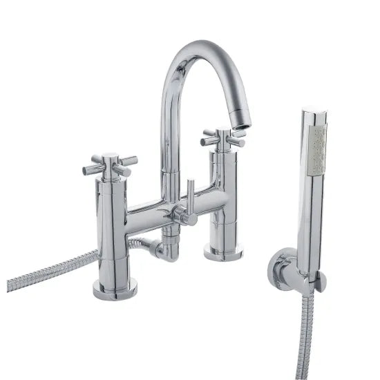 Hudson Reed Tec Crosshead Chrome Bath Shower Mixer