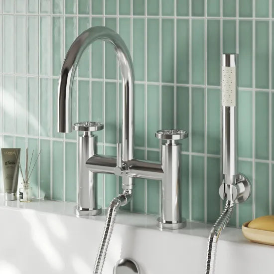Nuie Revolution Chrome Bath Shower Mixer