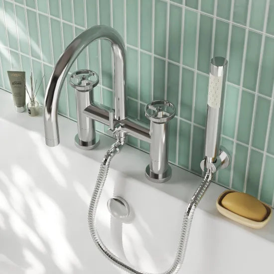 Nuie Revolution Chrome Bath Shower Mixer