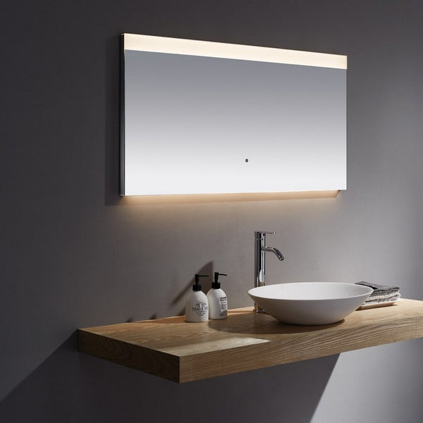 Kartell Esla 600mm x 1200mm Illuminated LED Mirror - Clear Glass