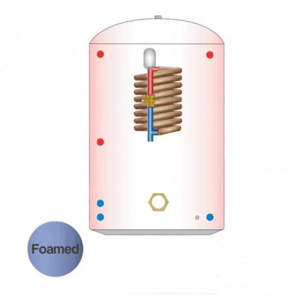 Telford Tristar Thermal Store Open-Vented Cylinders with Sealed Boiler Copper Blue