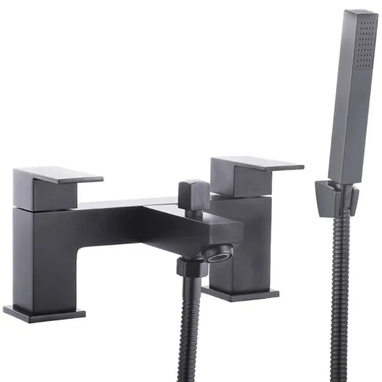Trisen Black Bath Shower Mixer Kawa Black