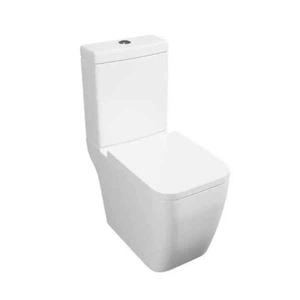 Kartell Close To Wall C/C WC Pan with C/C Cistern & Premium Soft Close Seat, White