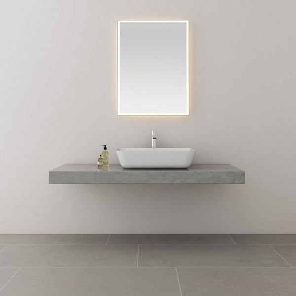Kartell Tambre 700mm x 500mm Bluetooth Illuminated LED Mirror - Clear Glass