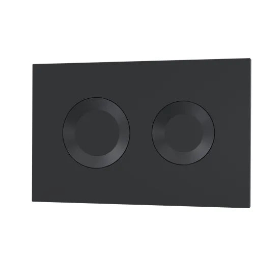 Hudson Reed Round Black Dual Flush Push Button – Tradeplumbing