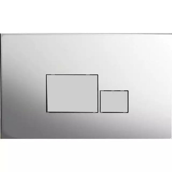 Kartell Rectangular-Shape True Flushplate, Chrome Finish