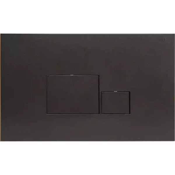 Kartell Rectangular-Shape True Flushplate Matt Black Finish