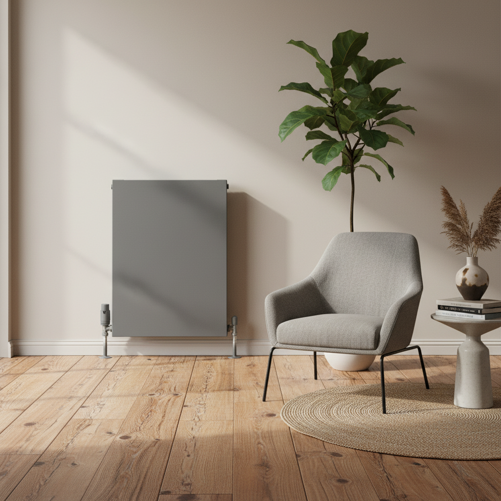 Anthracite radiator square format