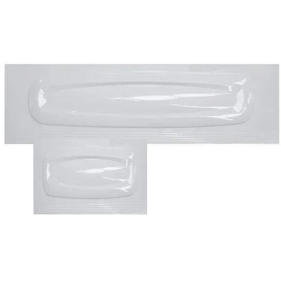 AquaDart Oval Bath Panel Front 1700mm - White
