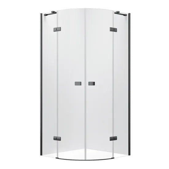 Aquadart Venturi 8+ Minimal Hinged Door Quad 1000 Black