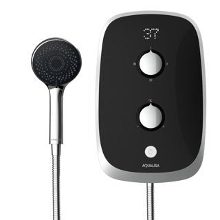 Aqualisa eVOLVE Electric 10.5kW - Black/Satin Silver