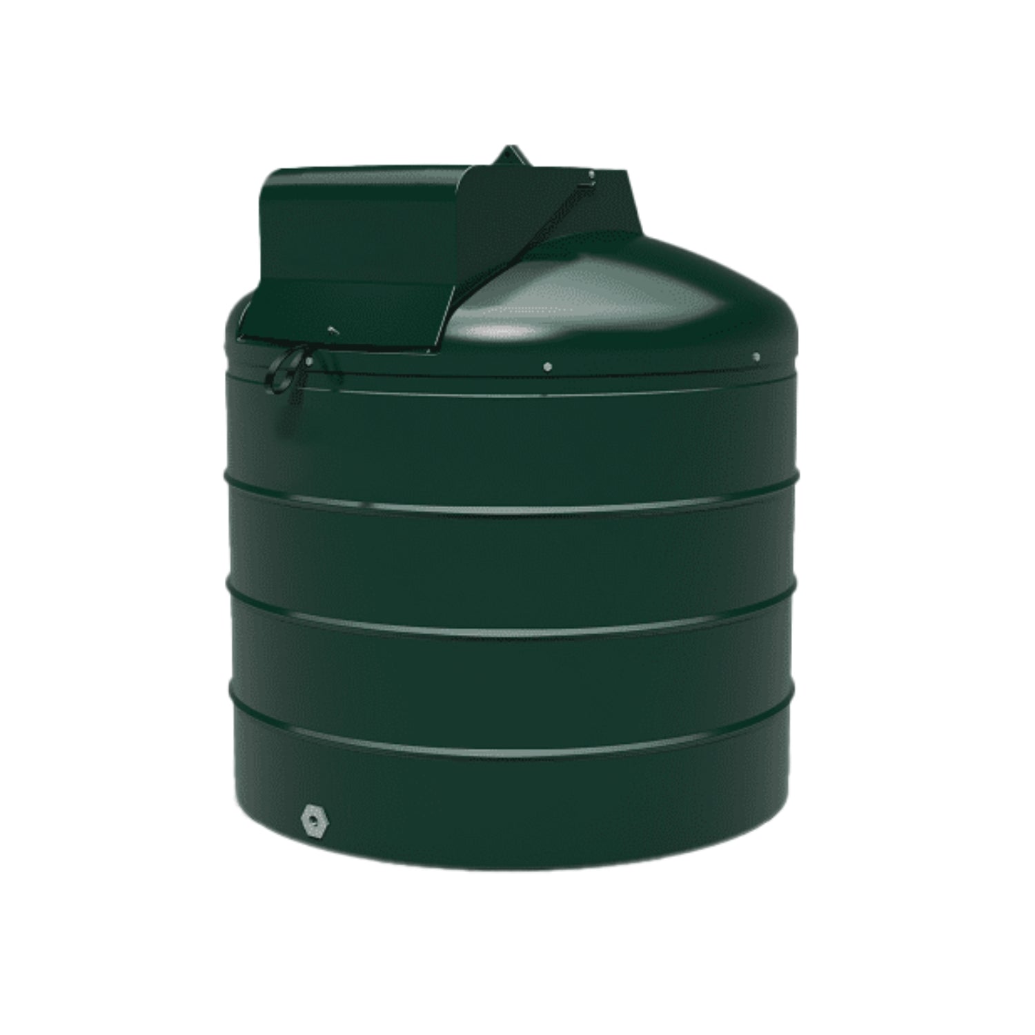 Atlantis 1350 Litre Slimline Bunded Fireproofed Plastic Oil Tanks