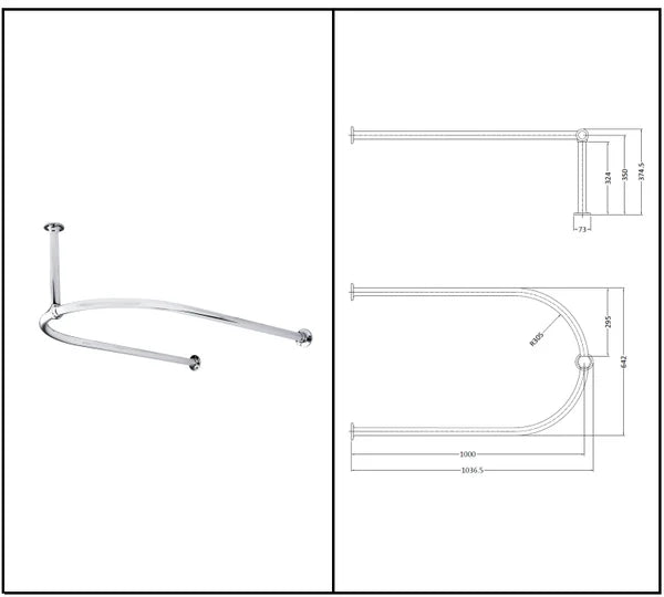 BAYSWATER DETTA SHOWER RING