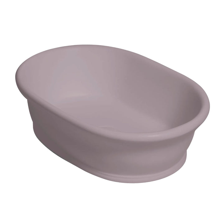 BC Designs Aurelius/Bampton Cian Solid Surface Countertop Basin, 535mm W x 390mm D