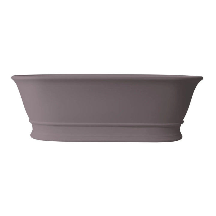 BC Designs Bampton Cian Solid Surface Freestanding Bath - 1555mm L x 740mm W