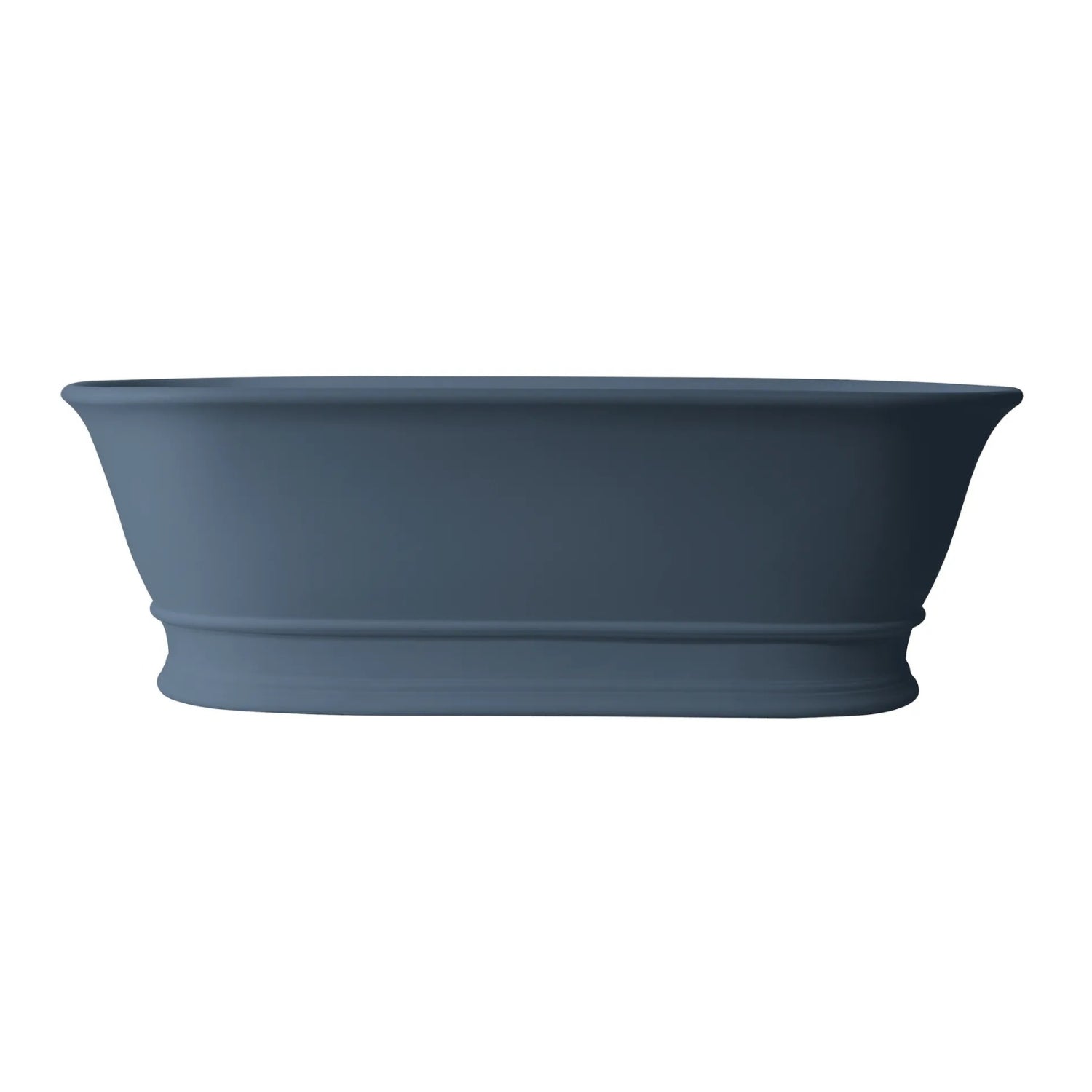 BC Designs Bampton Cian Solid Surface Freestanding Bath - 1555mm L x 740mm W