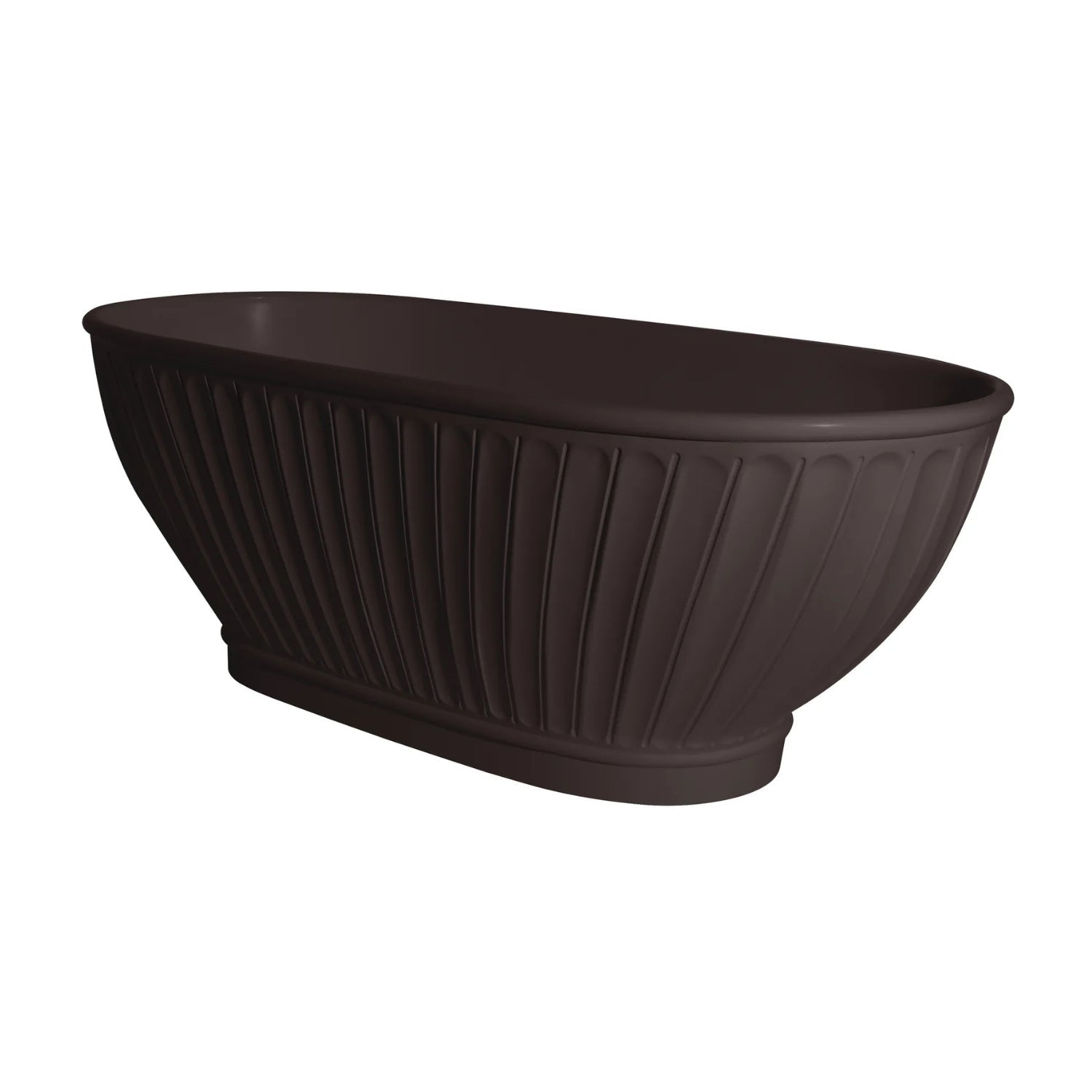 BC Designs Casini Cian Solid Surface Freestanding Bath - 1680mm L x 750mm W