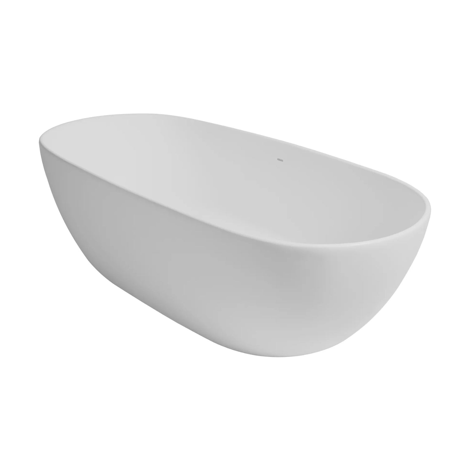 BC Designs Crea Cian Solid Surface Freestanding Bath - 1665mm L x 780mm W