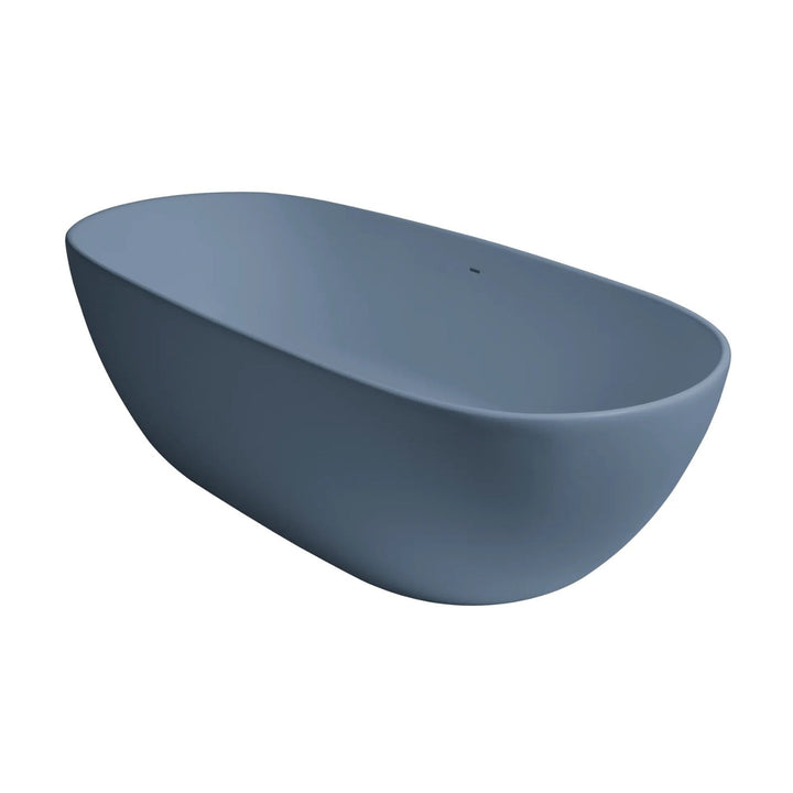 BC Designs Crea Cian Solid Surface Freestanding Bath - 1665mm L x 780mm W