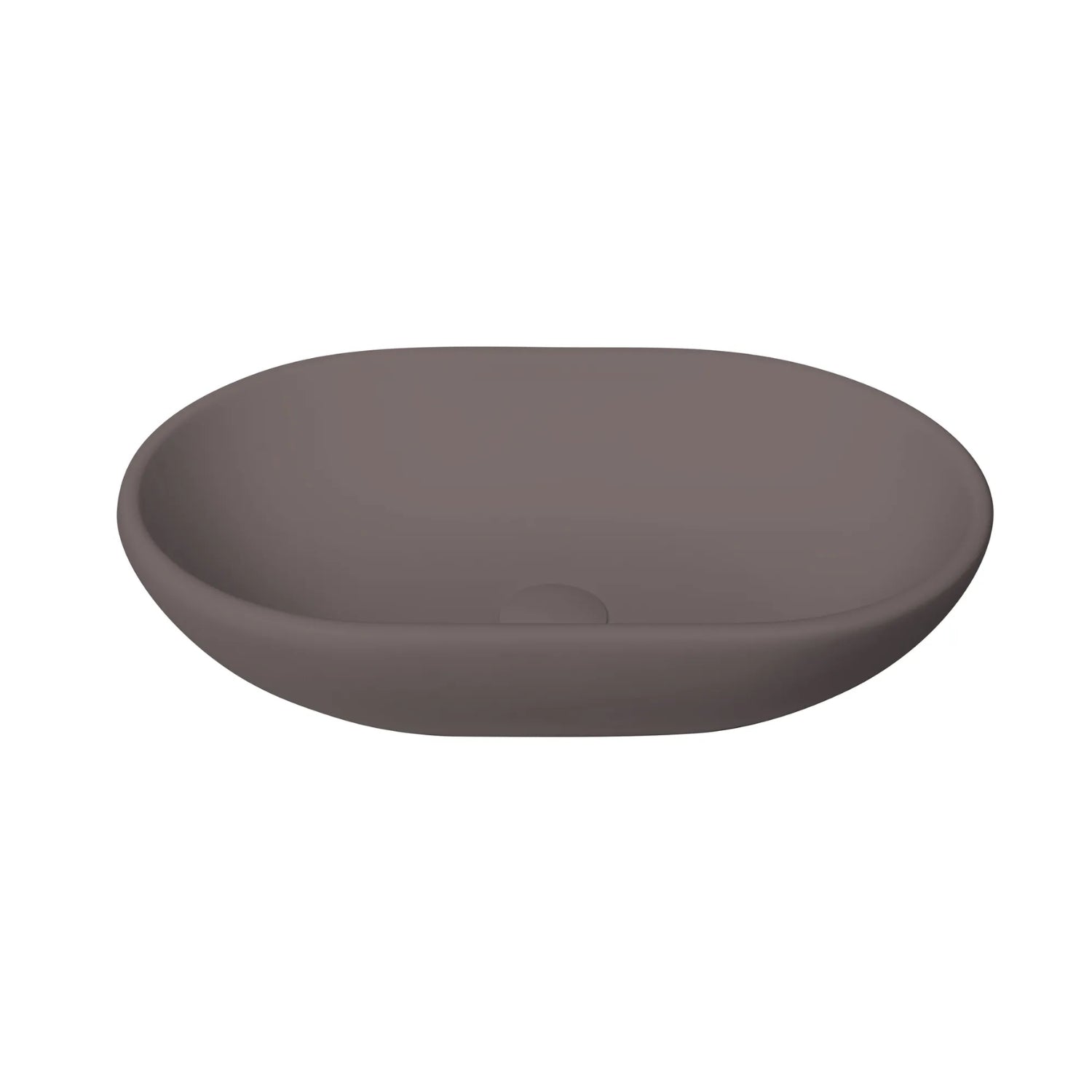 BC Designs Crea Vanity Top Mounted Cian Solid Surface Countertop Basin - 575mm x 145mm