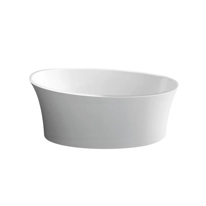 BC Designs Delicata Cian Solid Surface Freestanding Bath - 1520mm L x 715mm W