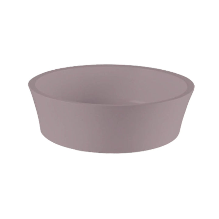 BC Designs Delicata Vanity Top Mounted Cian Solid Surface Countertop Basin - 450mm H x 450mm W