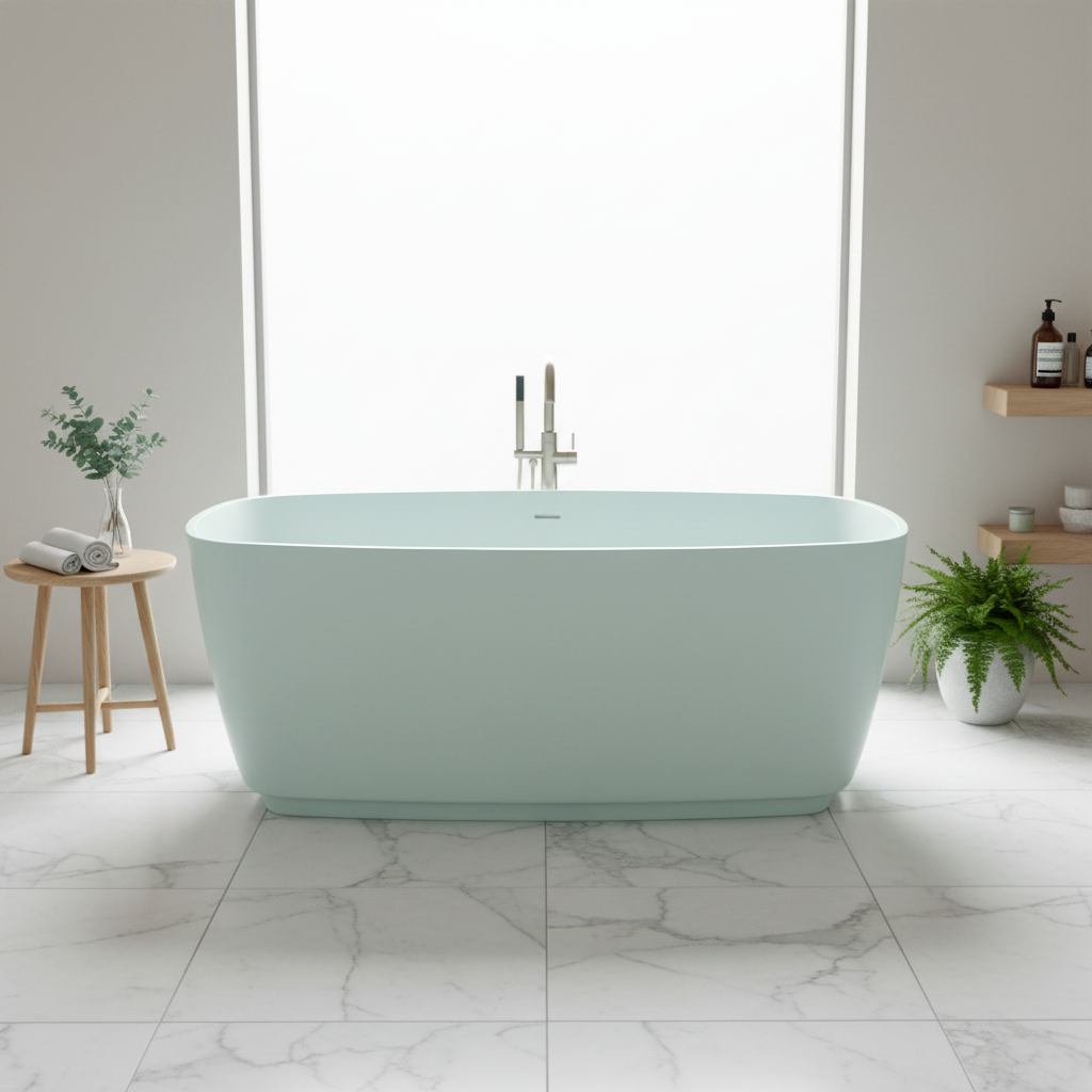 BC Designs Divita Bath Aqua Blue Lifestyle
