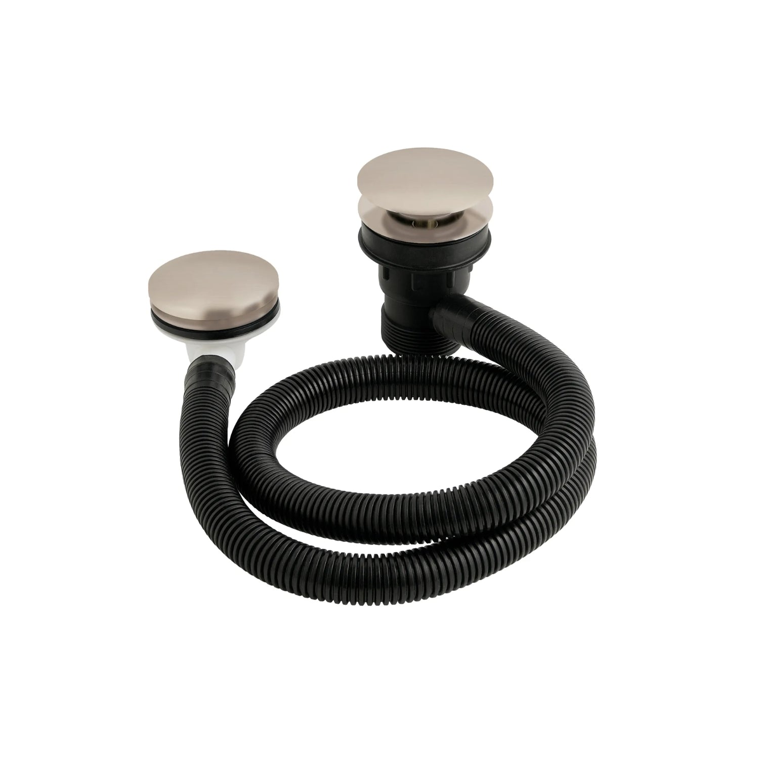 BC Designs Durable Brass Push Down Concealed Bath Waste and Overflow