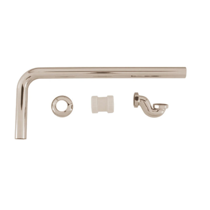 BC Designs Exposed Brass Low Bath Trap with Adaptor and Pipe, 40mm/42mm