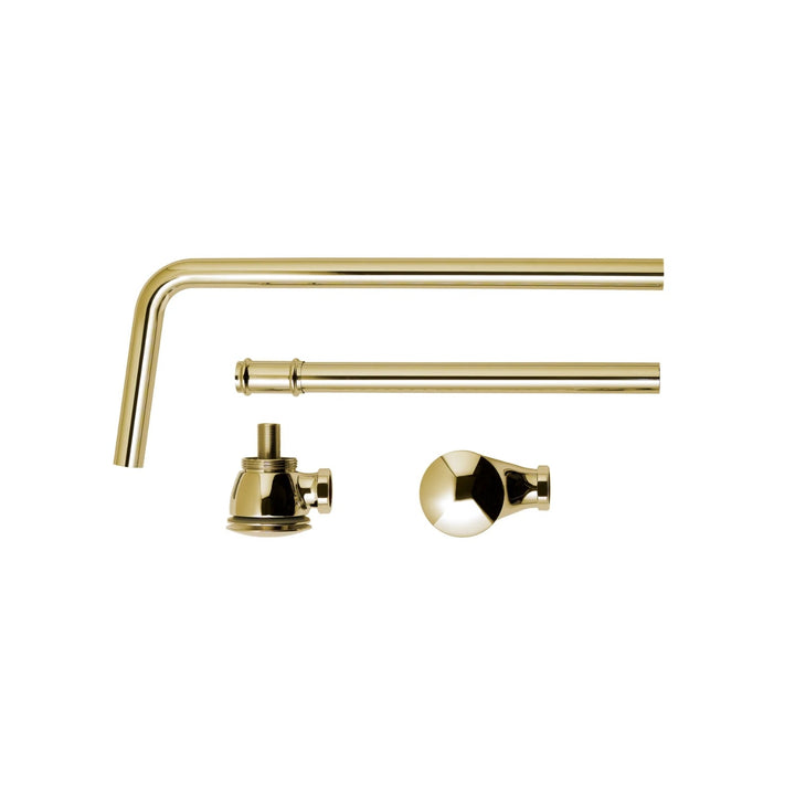 BC Designs Extended Brass Push Down Exposed Bath Waste