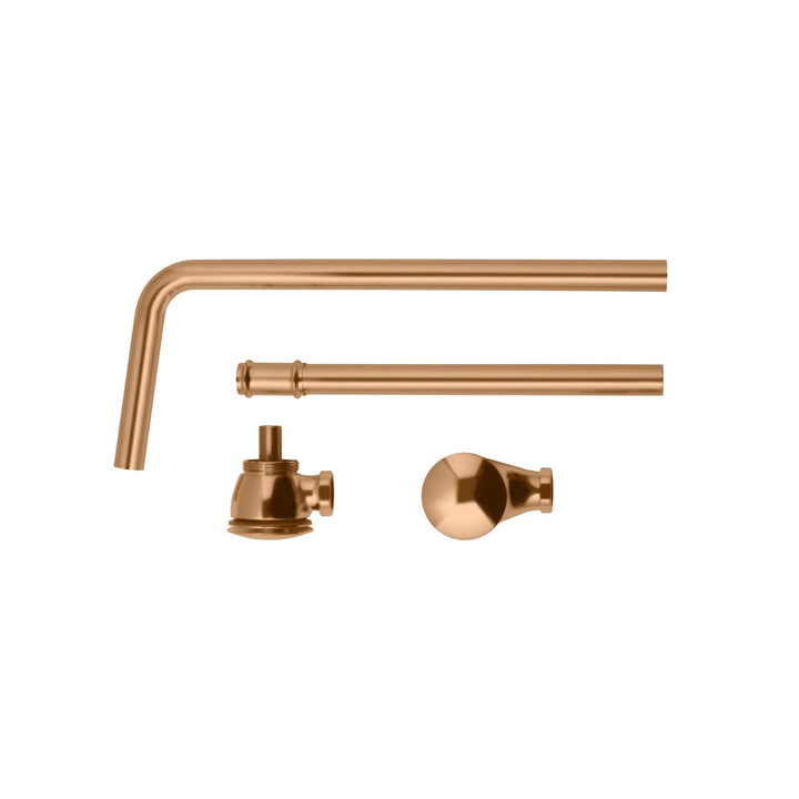 BC Designs Extended Brass Push Down Exposed Bath Waste
