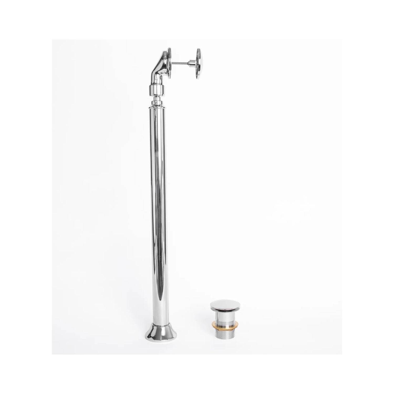 BC Designs Floor Mounted Push Down Freestanding Bath Waste