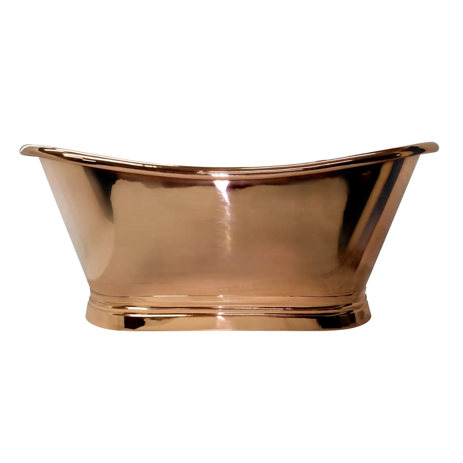 BC Designs Freestanding Traditional Boat Bath 1700mm L x 725mm W, Copper