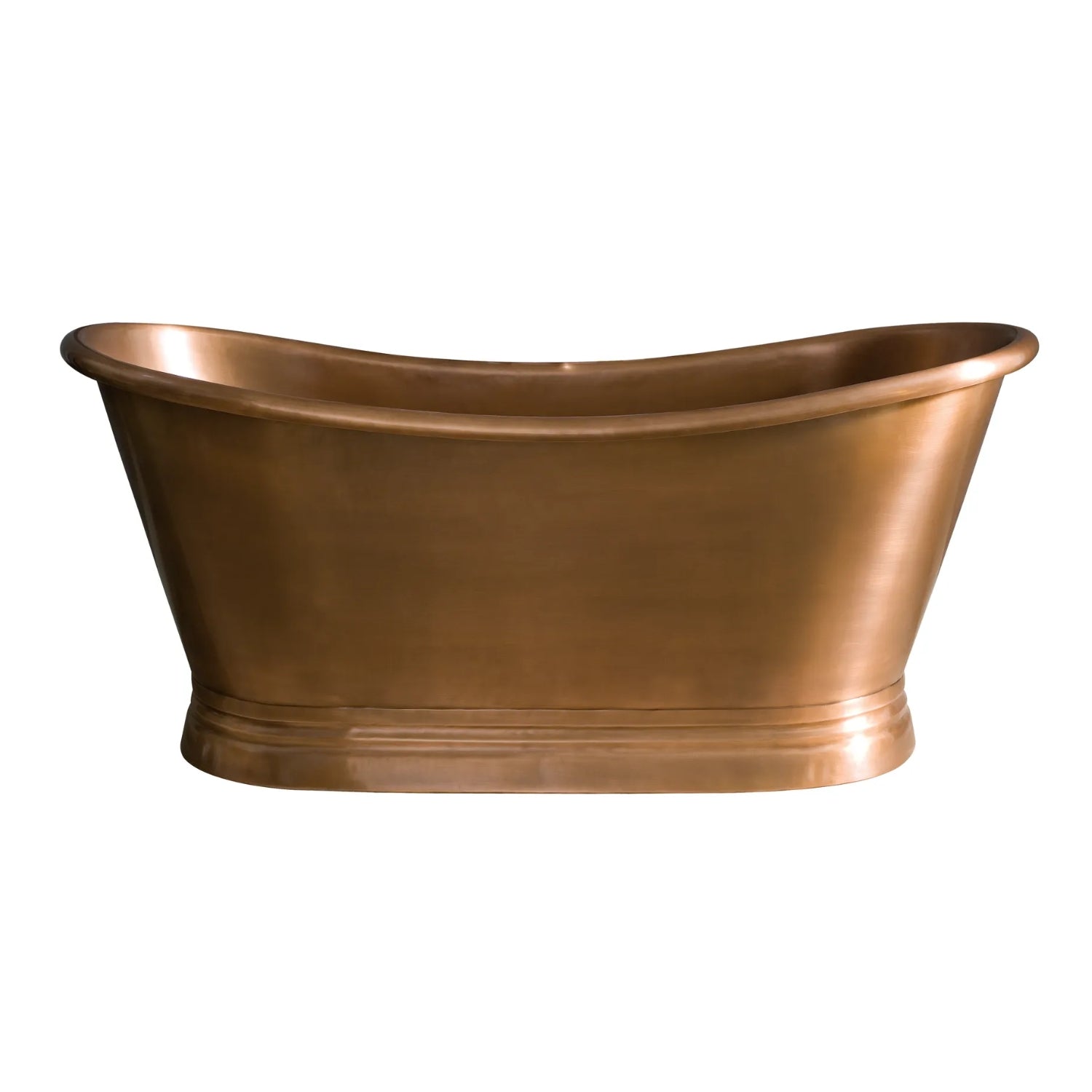 BC Designs Freestanding Traditional Boat Bath Outer/Inner 1500mm, Antique Copper