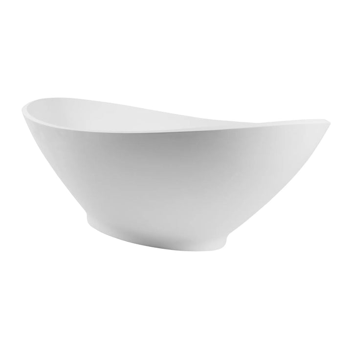 BC Designs Kurv Cian Solid Surface Freestanding Bath - 1890mm L x 900mm W