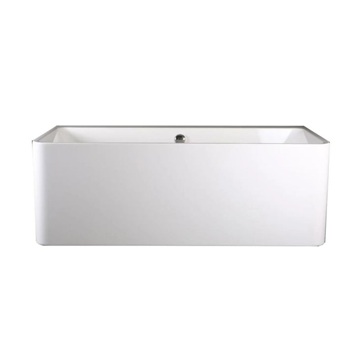 BC Designs Murali Acrylic Freestanding Bath - 1720mm L x 740mm W, Gloss White