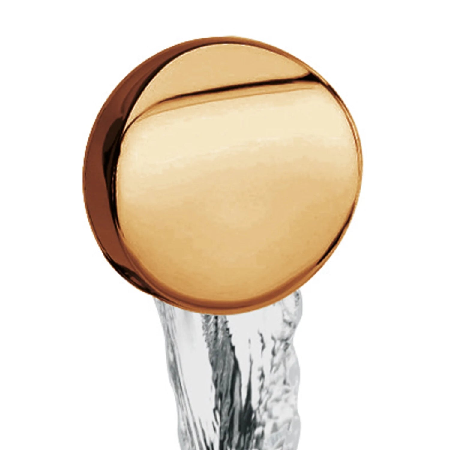 BC Designs Overflow Brass Bath Filler with Trap and Push Down Waste