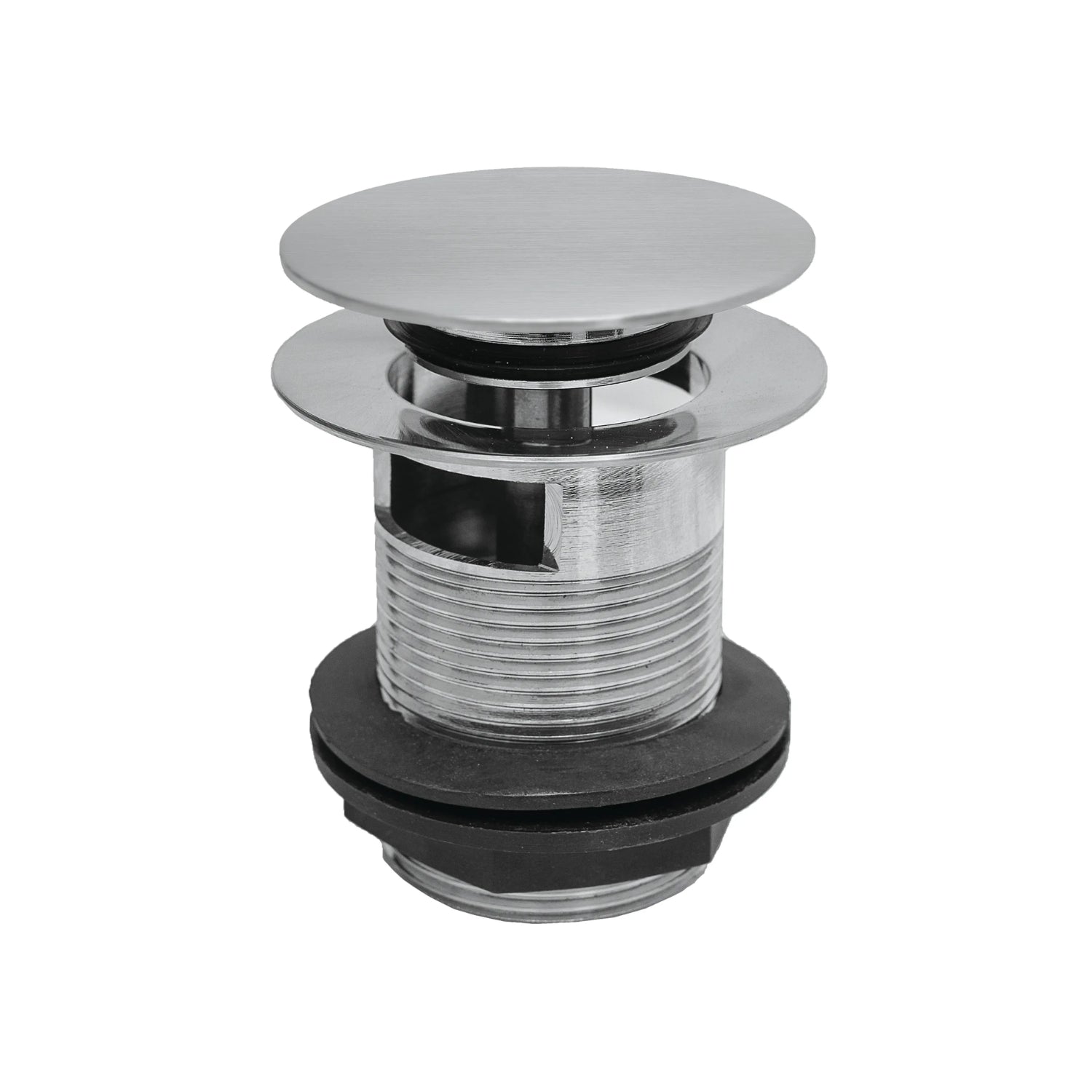 BC Designs Slotted Brass Push Down Bath Waste, 70mm