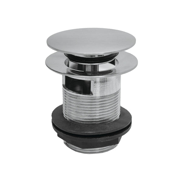 BC Designs Slotted Brass Push Down Bath Waste, 70mm