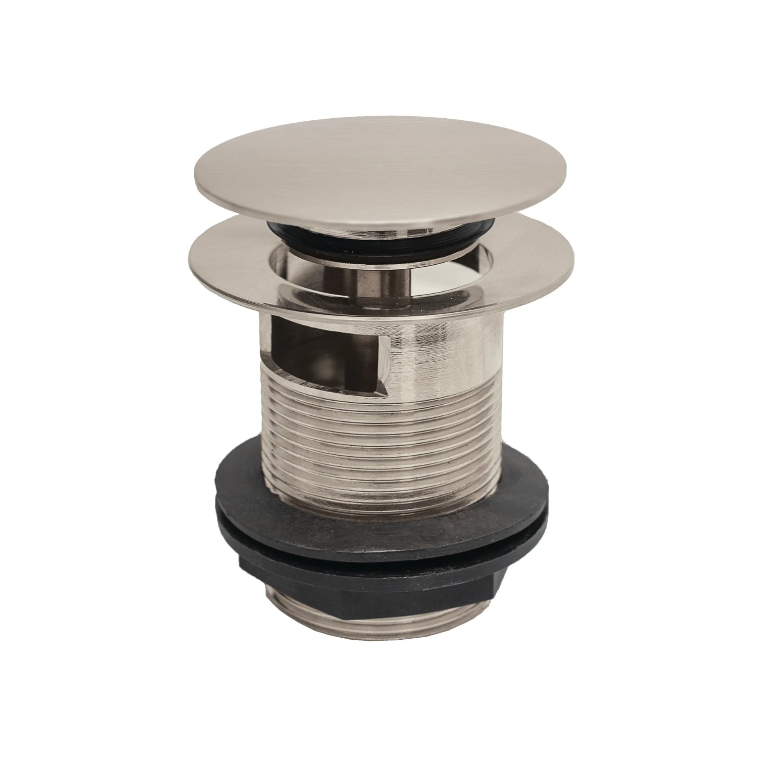 BC Designs Slotted Brass Push Down Bath Waste, 70mm