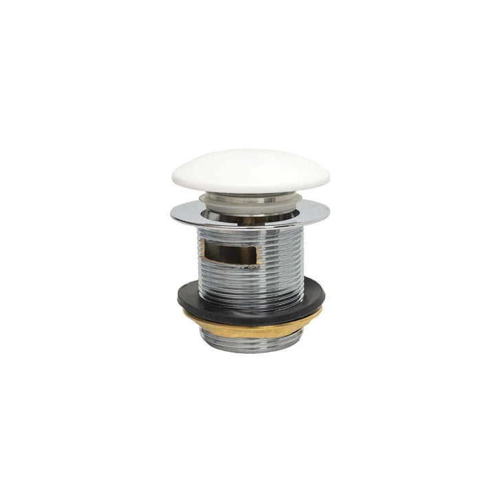 BC Designs Slotted Brass Push Down Bath Waste, 70mm