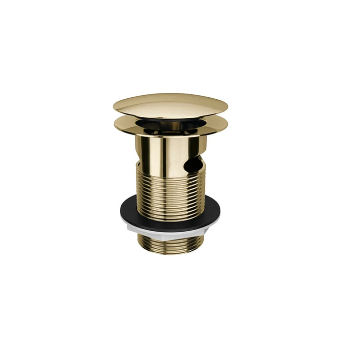 BC Designs Slotted Brass Push Down Bath Waste, 70mm