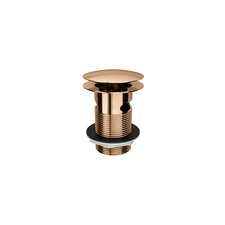 BC Designs Slotted Brass Push Down Bath Waste, 70mm